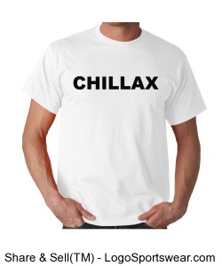 CHILLAX t-shirt Design Zoom